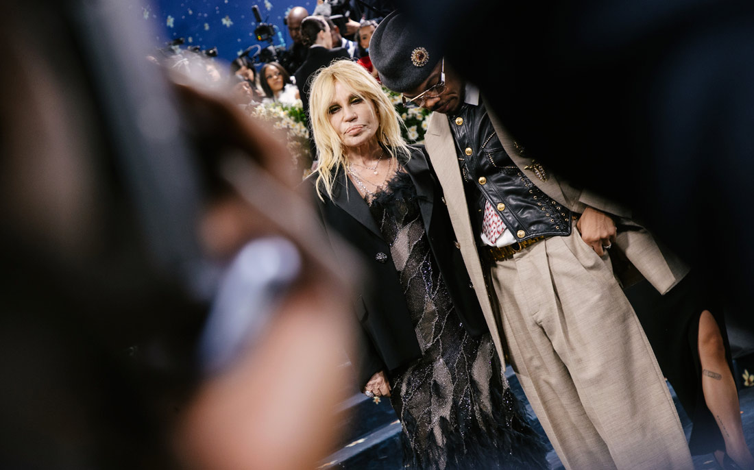 Донателла Версаче и рэпер Ченс