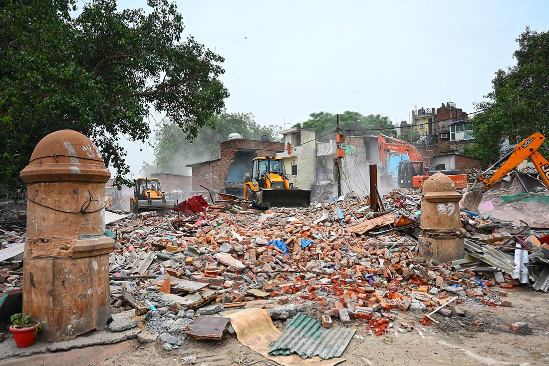 Трущобы сносят в Дели