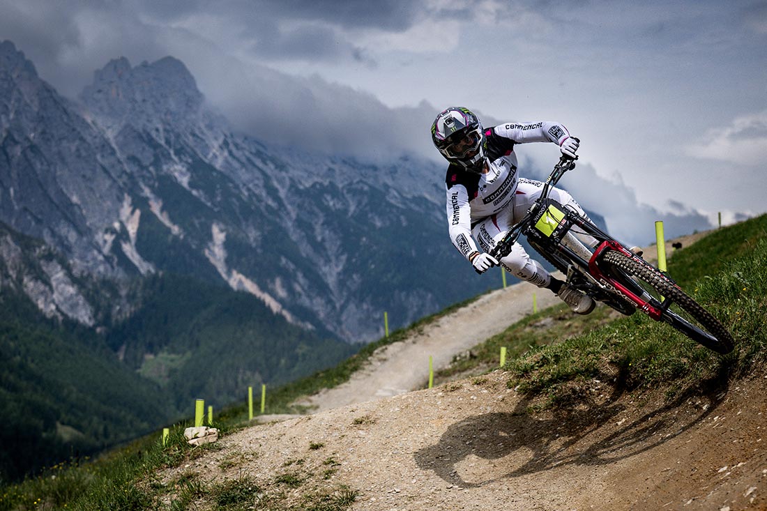 Соревнования в езде на горном велосипеде в Австрии