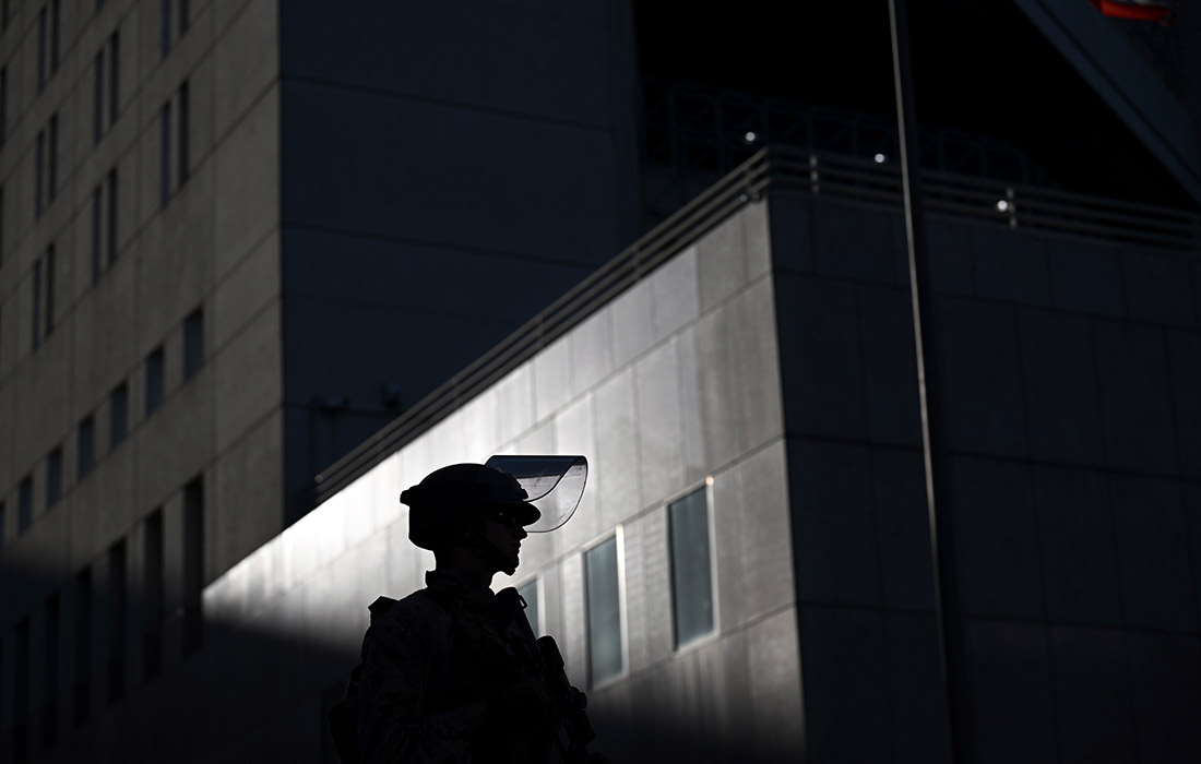 Ситуация в Лос-Анджелесе, в котором введен комендантский час после беспорядков из-за задержаний нелегальных мигрантов