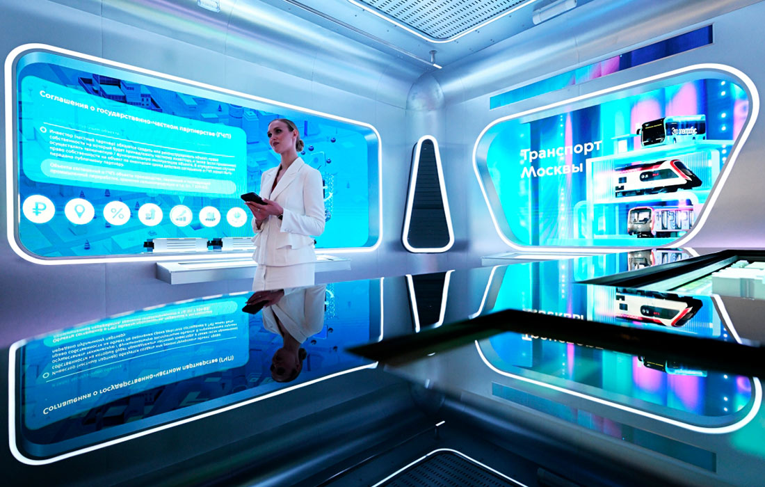 Стенд транспорта Москвы