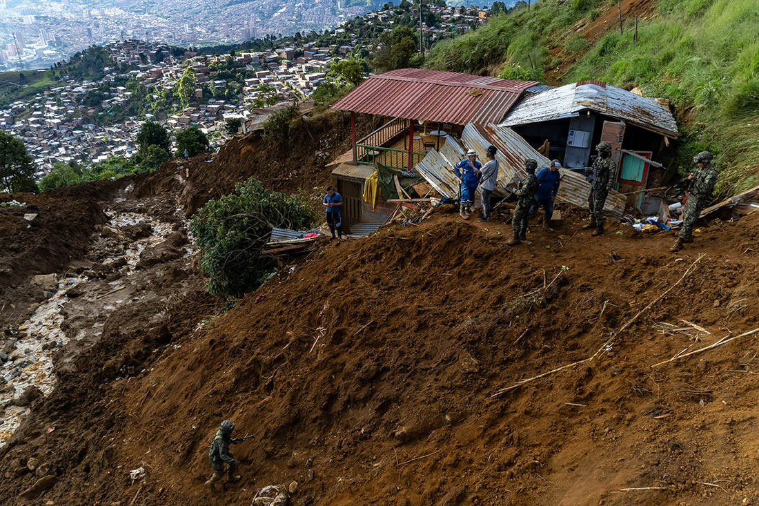 Оползень случился в Колумбии, есть жертвы
