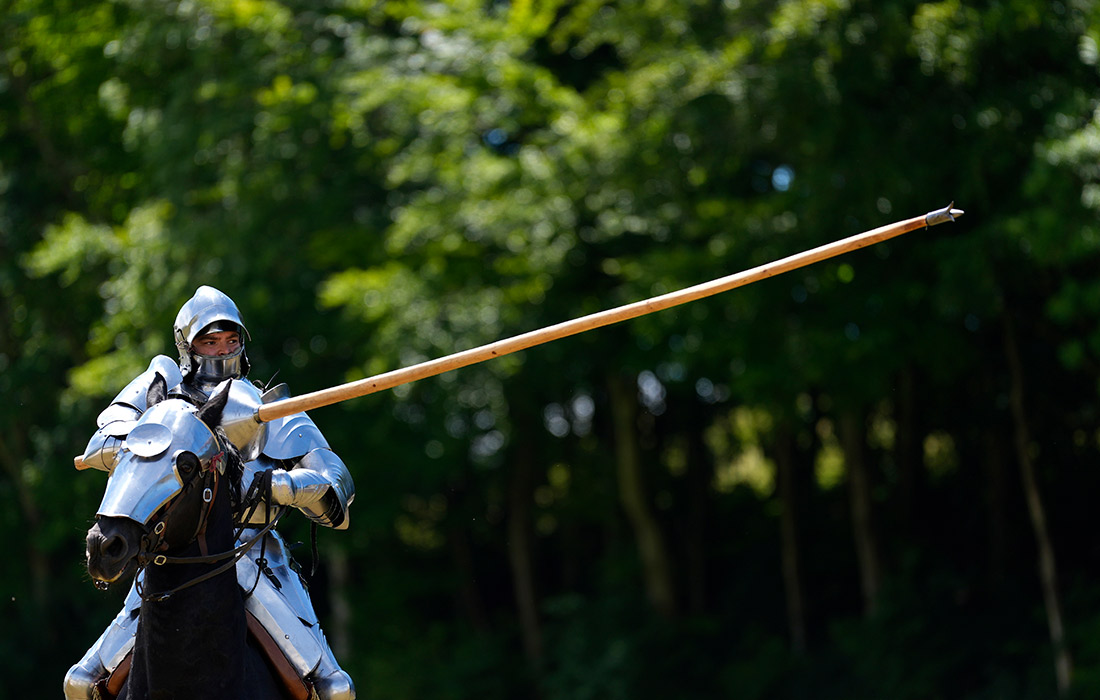 Фестиваль истории Чалка недалеко от Солсбери, Англия