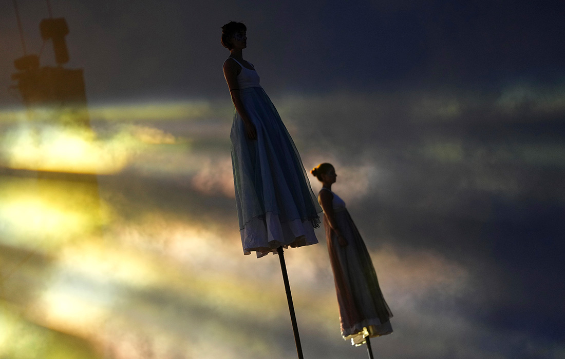 Ежегодный музыкальный фестиваль "Гластонбери" в Великобритании