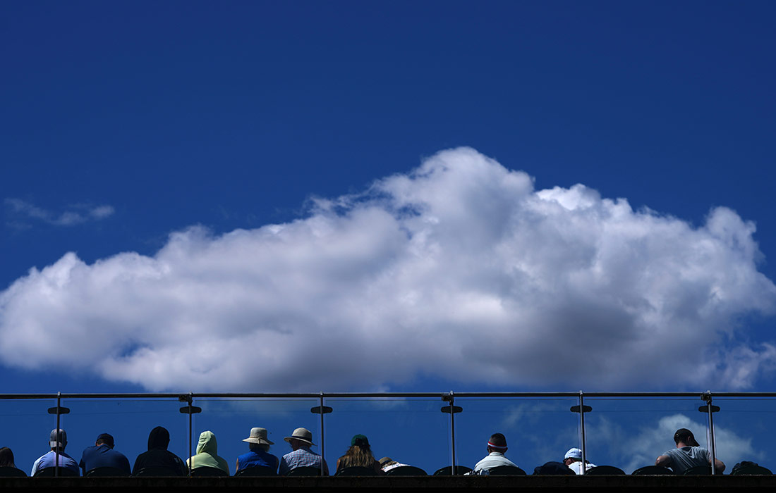 Зрители на Уимблдонском турнире