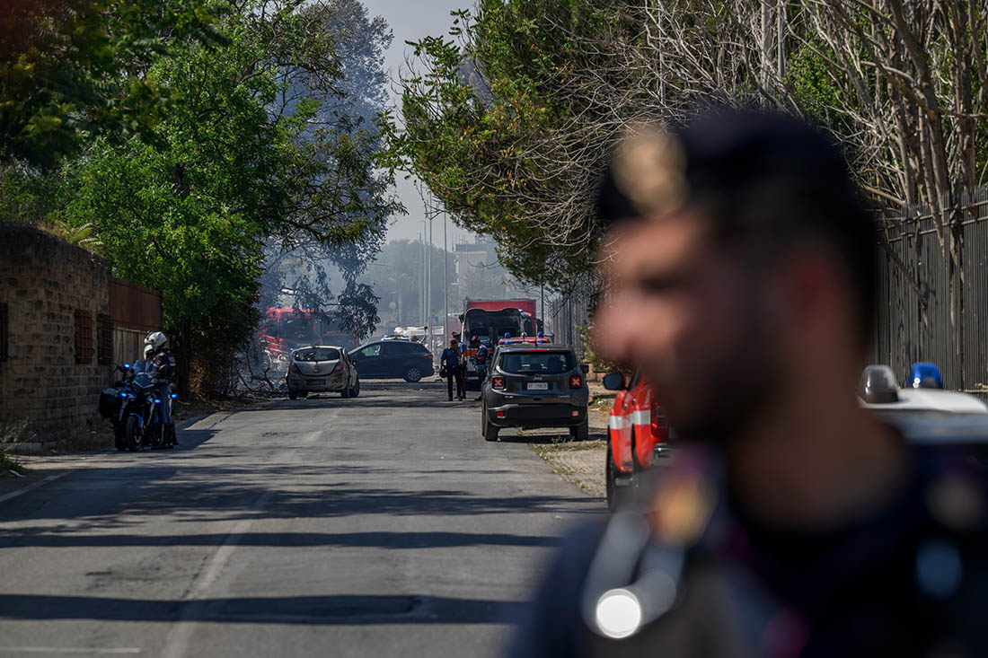 Автозаправка взорвалась в Риме