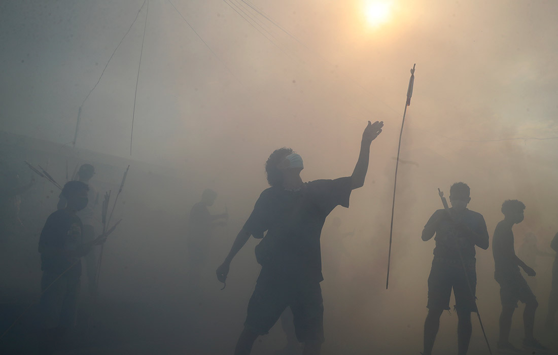 Праздник La Demanda в честь Святого Иакова на востоке Сальвадора