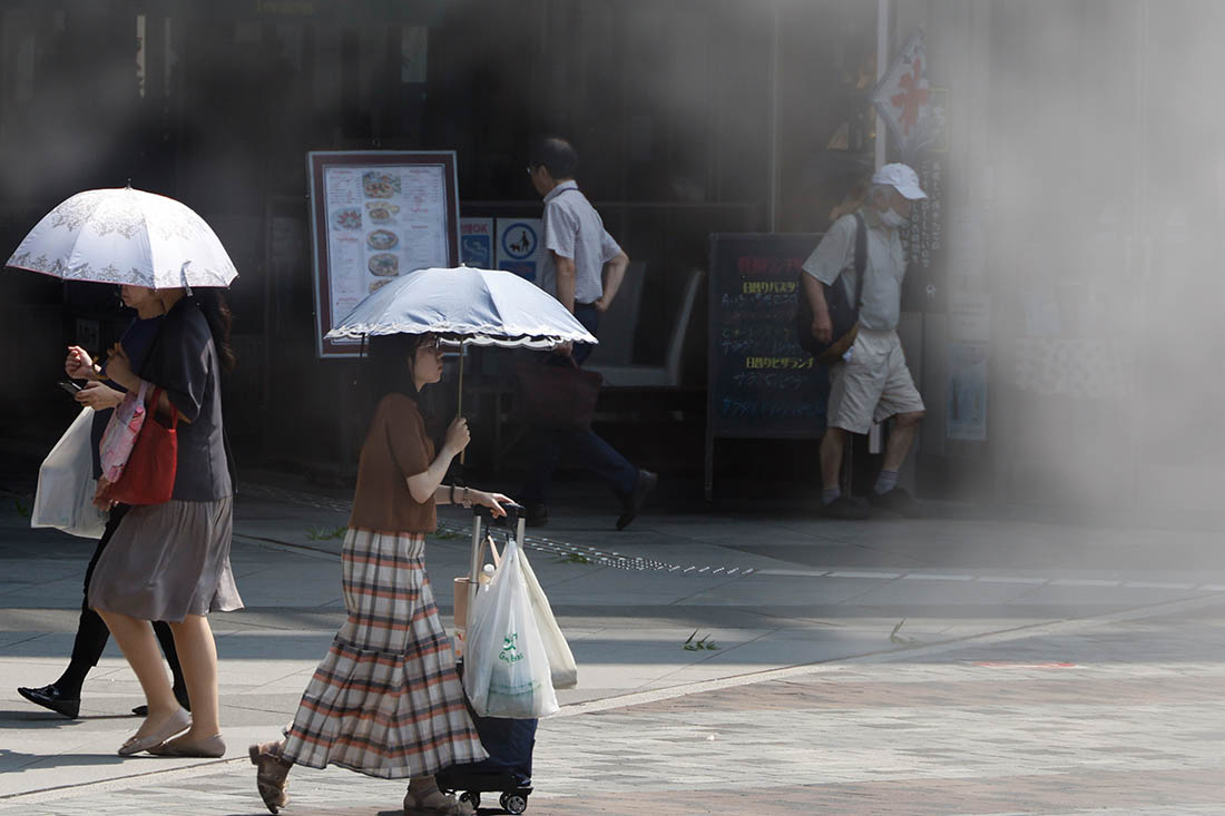 Жара пришла в Токио