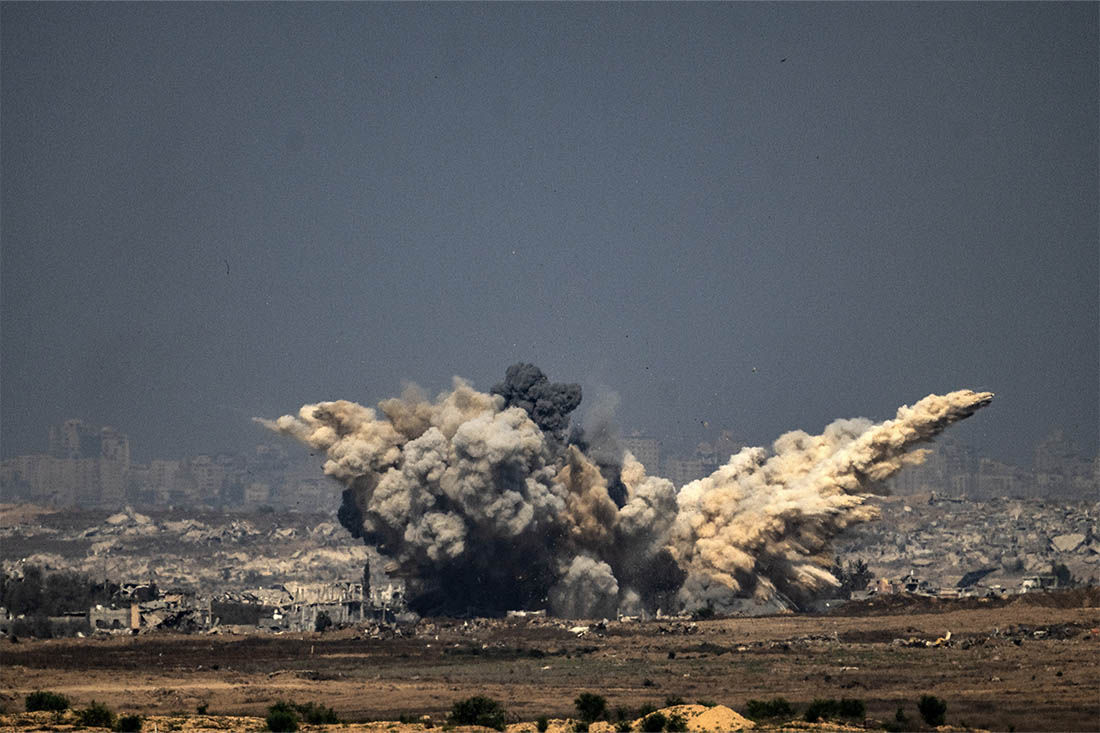 Израиль продолжил нанесение ударов по Газе