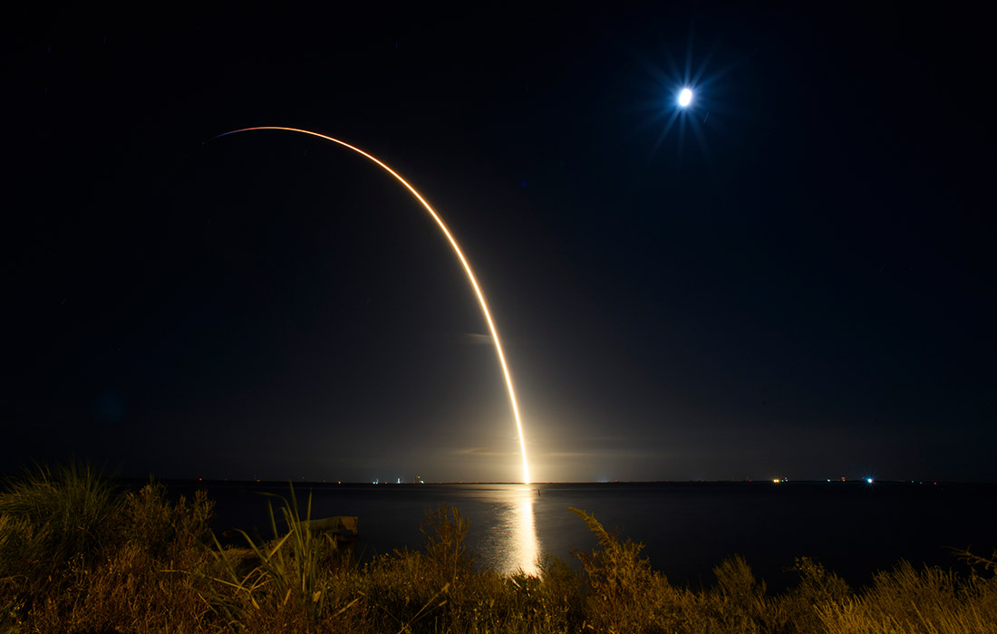 SpaceX запустила ракету Falcon 9 с партией спутников Amazon Kuiper