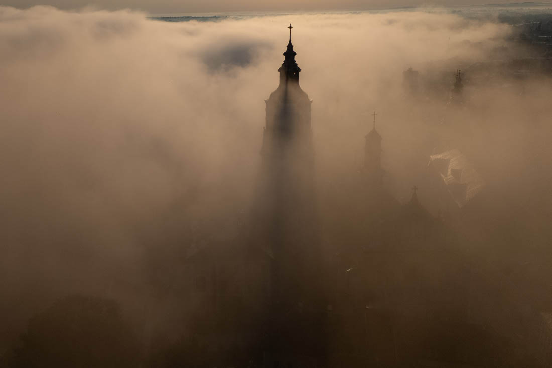 Утренний туман в Польше