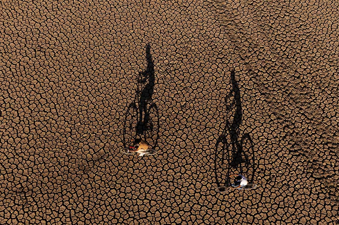 Пруд высох в турецком Мардине из-за жары
