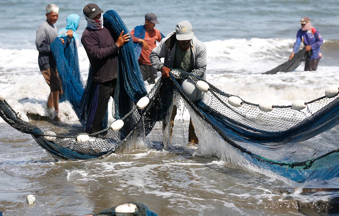 Ловля рыбы в индонезийском Банда-Ачехе