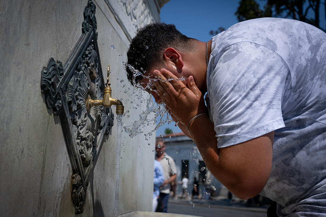 В Стамбуле жара