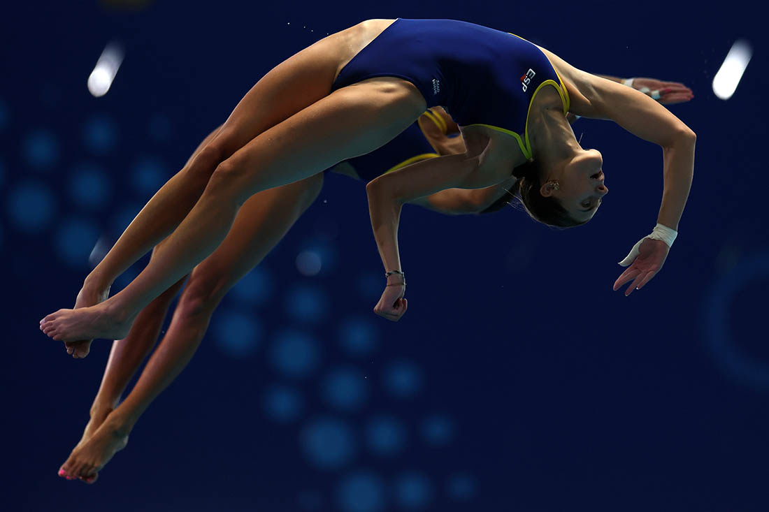 Команда Испании на чемпионате мира по водным видам спорта в Сингапуре