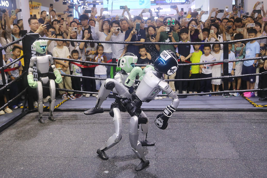 Чемпионат по боям среди роботов в Шанхае
