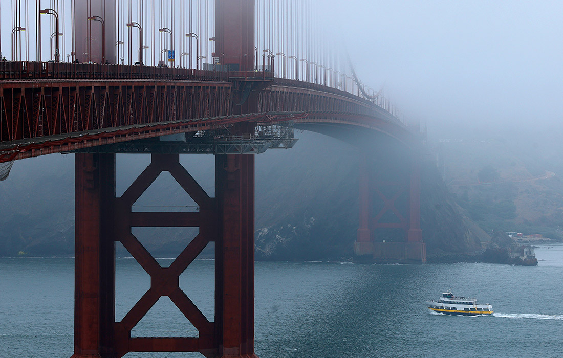 В Сан-Франциско исторически холодное лето с рекордным количеством осадков в июле