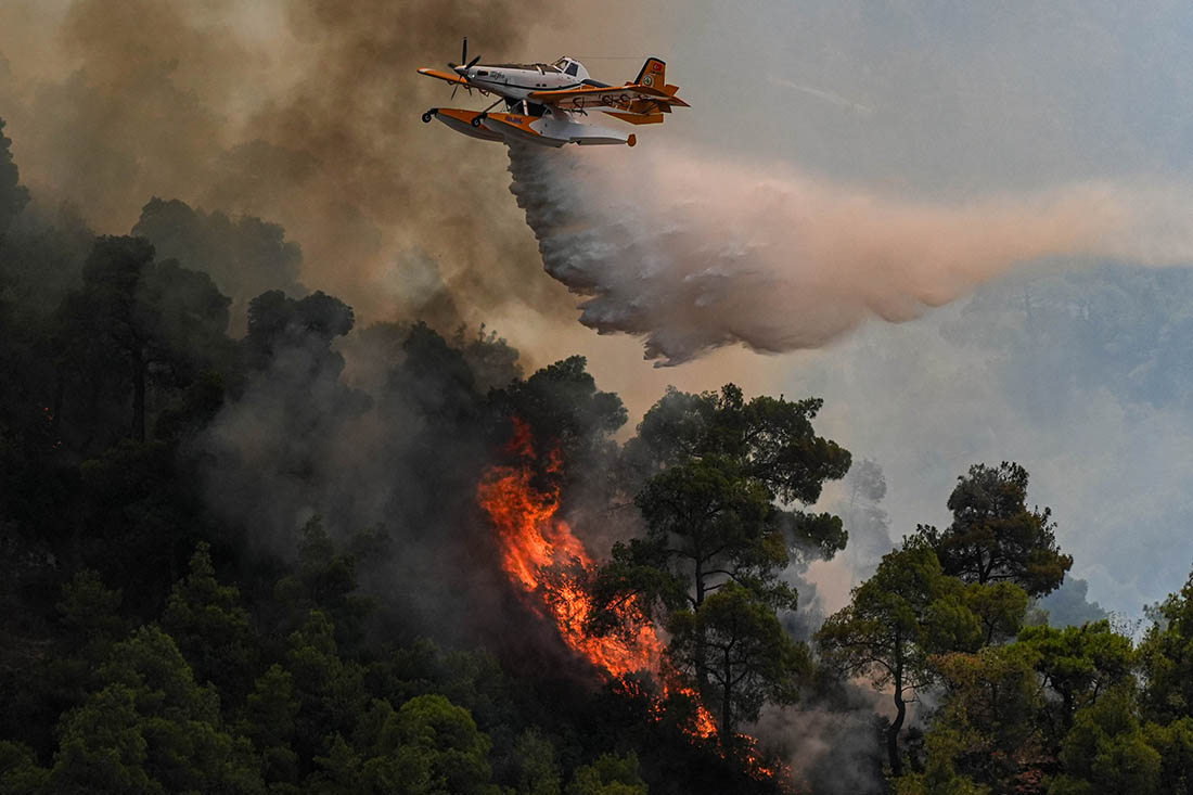 Лесные пожары продолжают бушевать в Турции