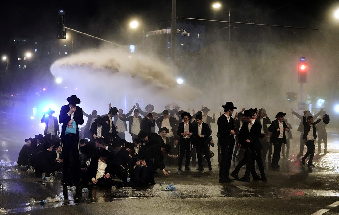 Акция протеста ортодоксальных иудеев против обязательной службы в армии прошла в Иерусалиме