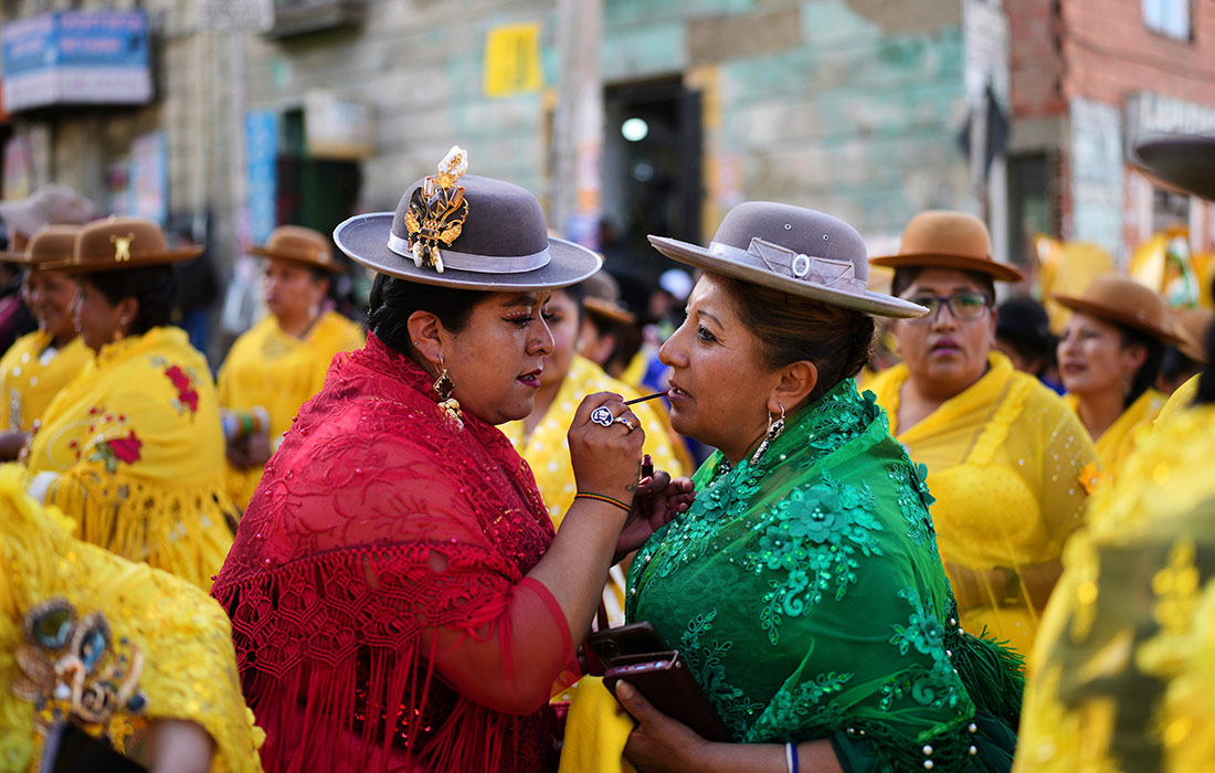 Предвыборная кампания кандидата в президенты Боливии Сэмюэля Дориа Медины в Ла-Пасе
