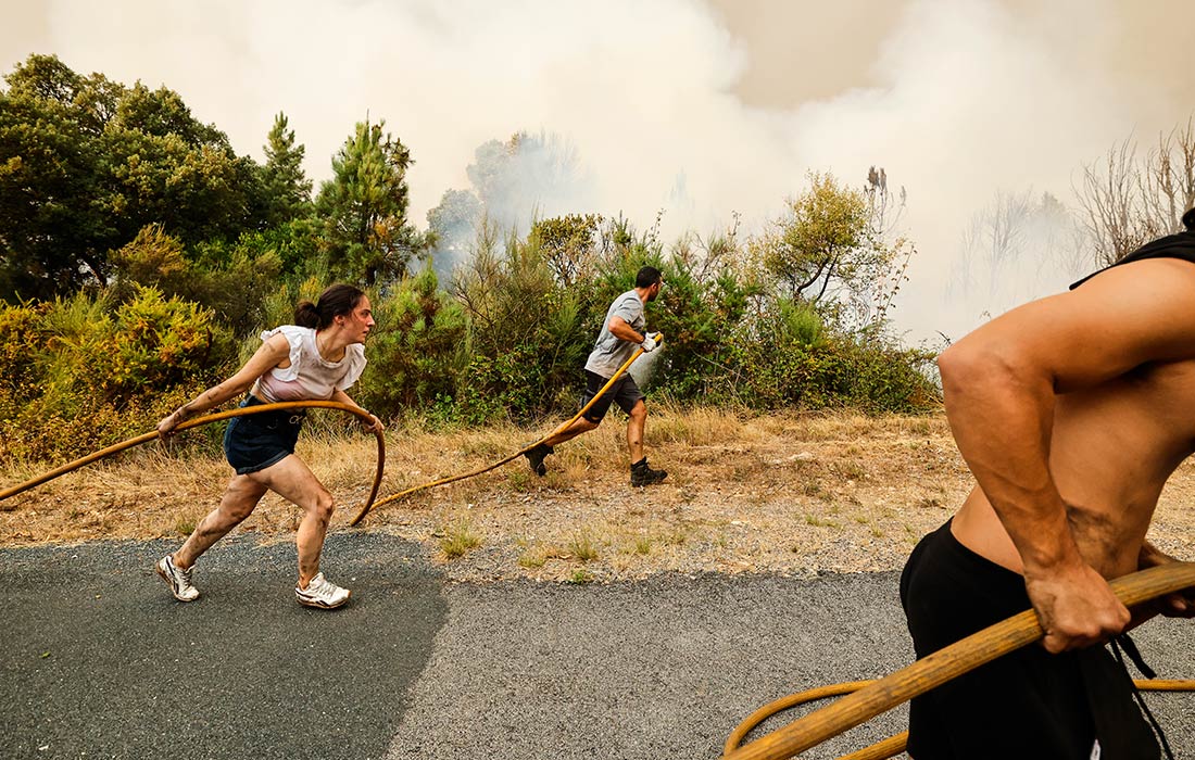 Лесные пожары продолжаются в Испании