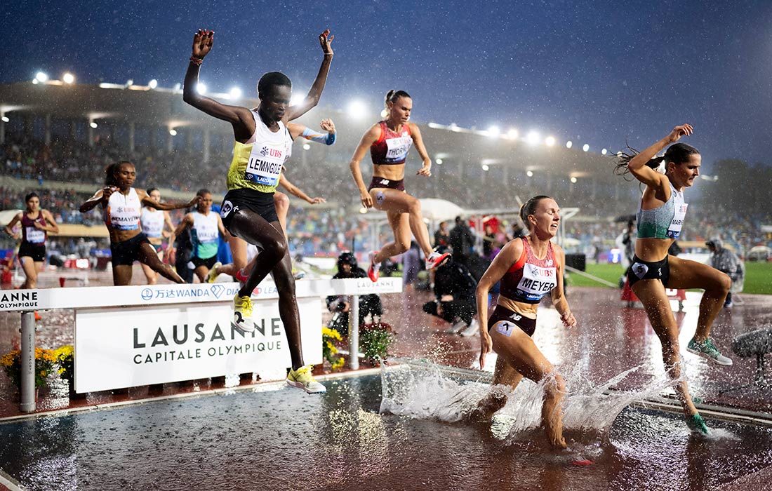 Легкоатлетические соревновании Бриллиантовой лиги "Атлетиссима" в Лозанне, Швейцария
