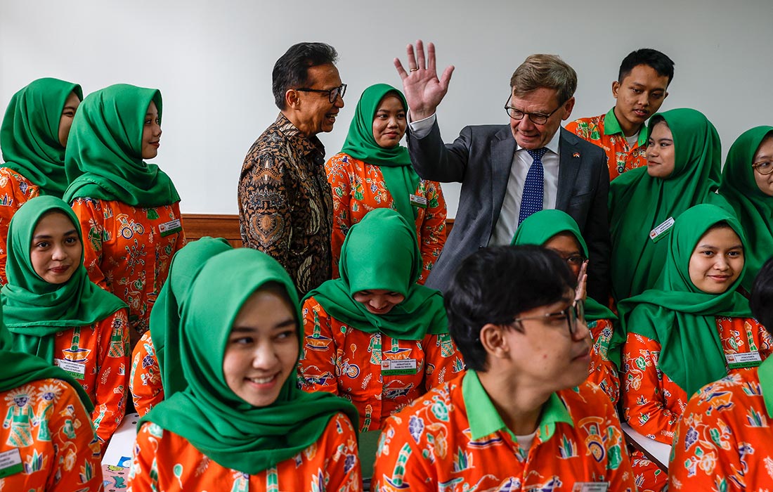 Визит главы МИД Германии Йоханна Вадефуля в Индонезию