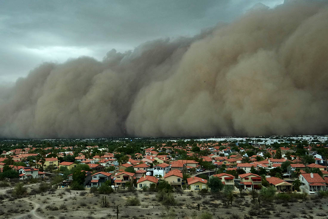Песчаная буря в Аризоне