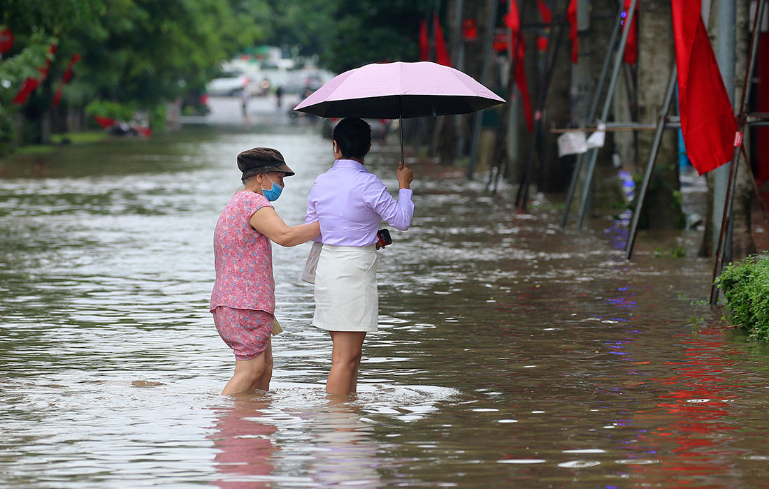 Последствия тайфуна "Кадзики" во Вьетнаме