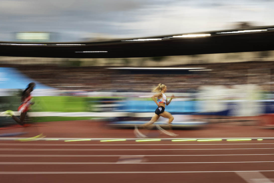 Соревнование легкоатлетов в Цюрихе