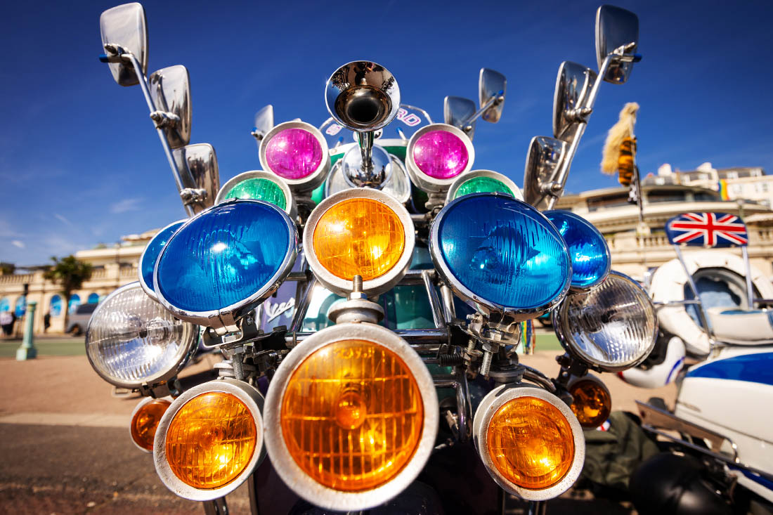 Фестиваль мото-тюнинга в Брайтоне, Англия