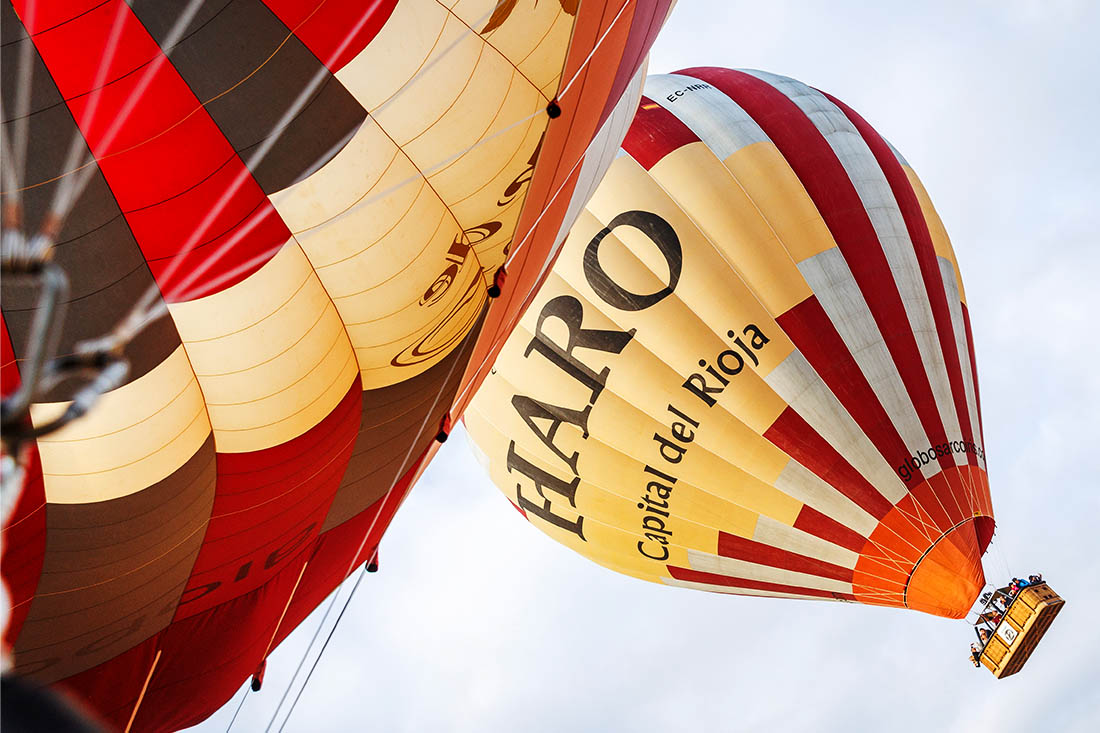 Регата на воздушных шарах в Риохе (Испания)