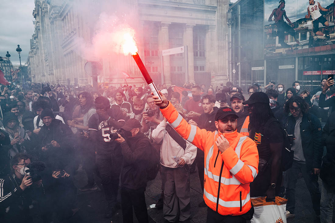 В Париже снова большая забастовка