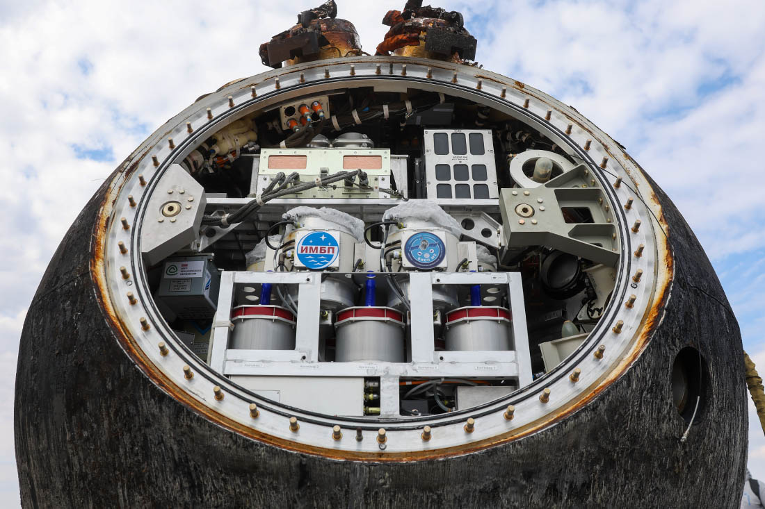 Приземлился спускаемый аппарат биологического спутника "Бион-М" №2