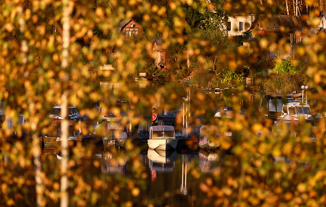 Причал в Заволжском районе в Ивановской области