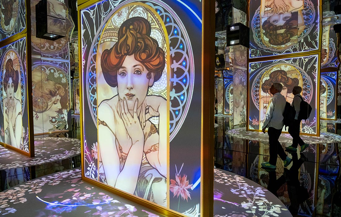 Пресс-показ выставки "Альфонс Муха. Триумф красоты и соблазна" в Риме