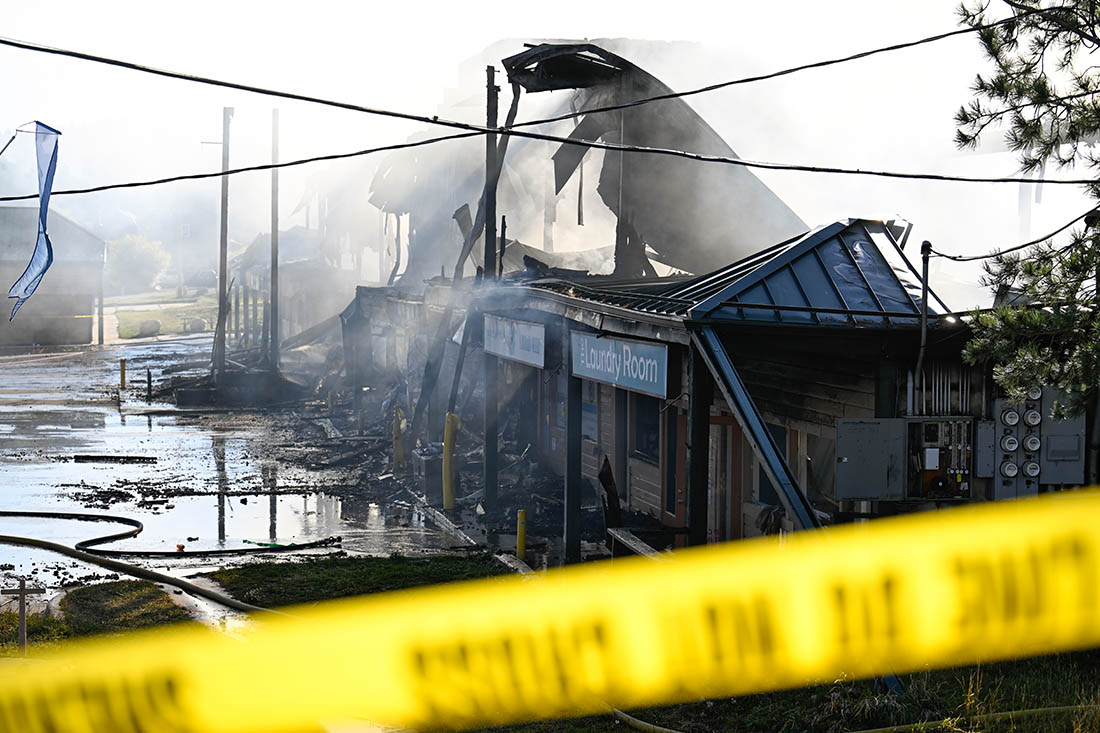 Торговый центр сгорел в городе Недерленд (Колорадо)
