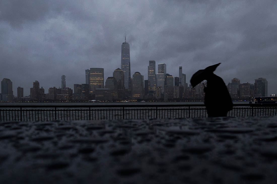 Шторм прошелся по Нью-Джерси