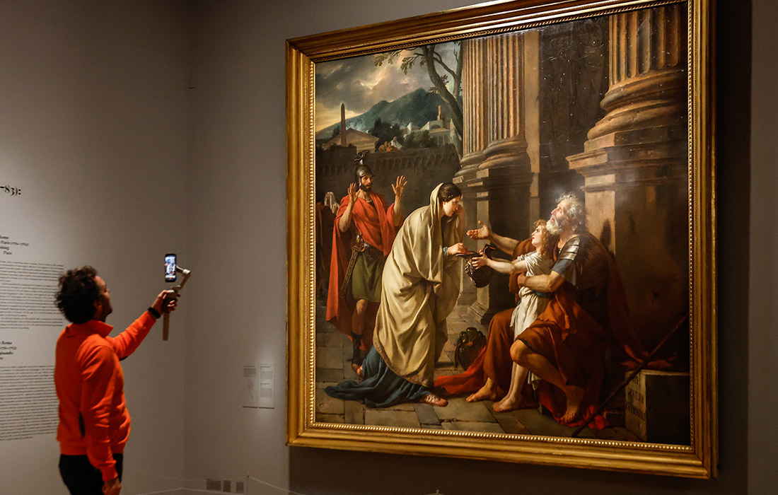 В Лувре открывается выставка французского художника Жака Луи Давида