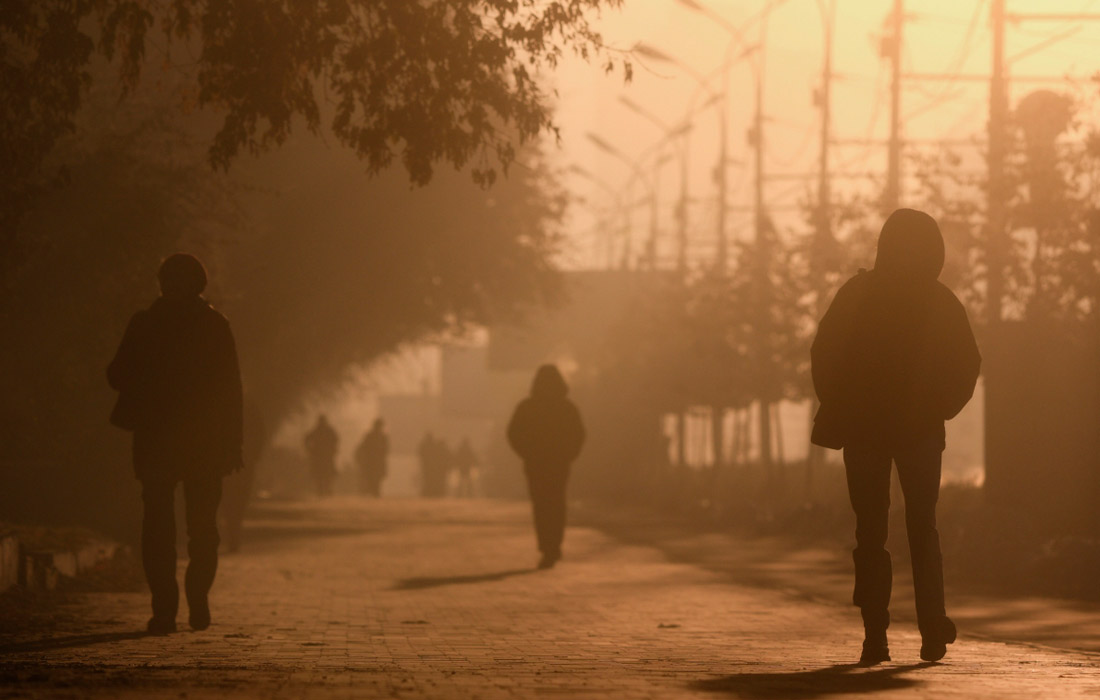 Туман в Новосибирске