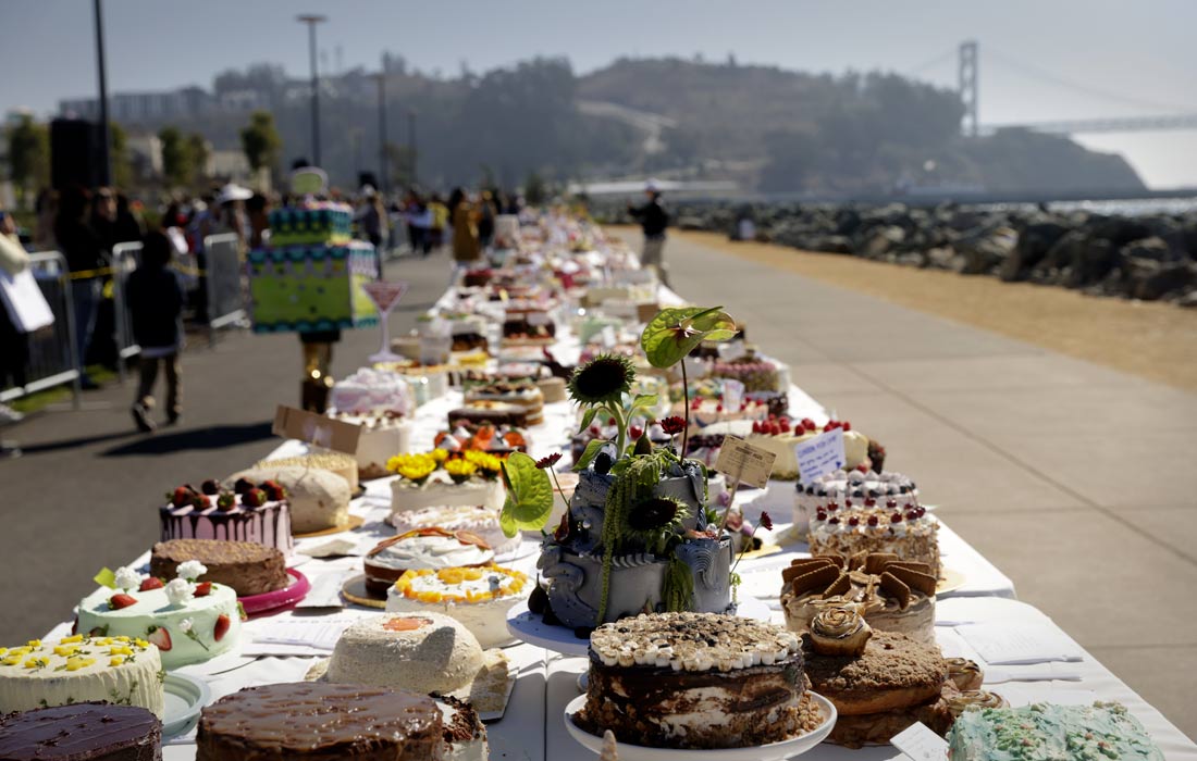 Фестиваль любителей тортов Cake Picnic в Сан-Франциско