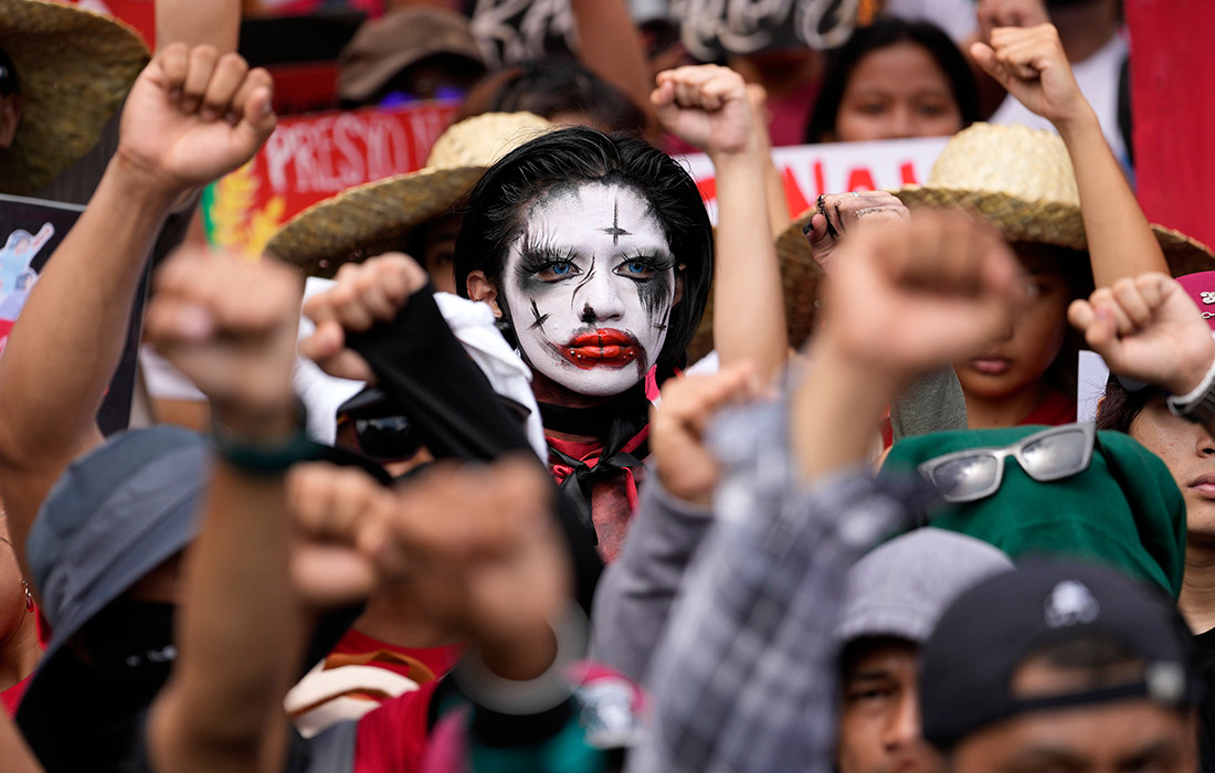 Антикоррупционная акция протеста в Маниле
