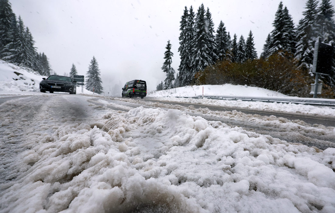 Снег в Баварии
