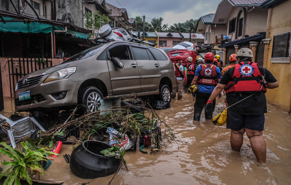 Обрушившийся на Филиппины тайфун "Калмаэги" унес жизни по меньшей мере 66 человек