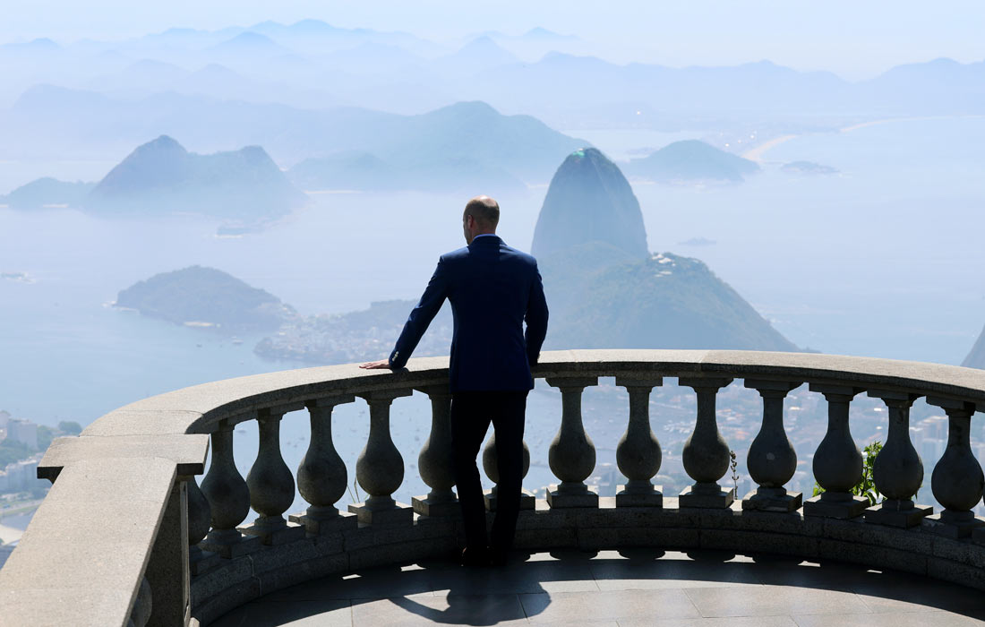 Принц Уильям находится в Бразилии с первым официальным визитом