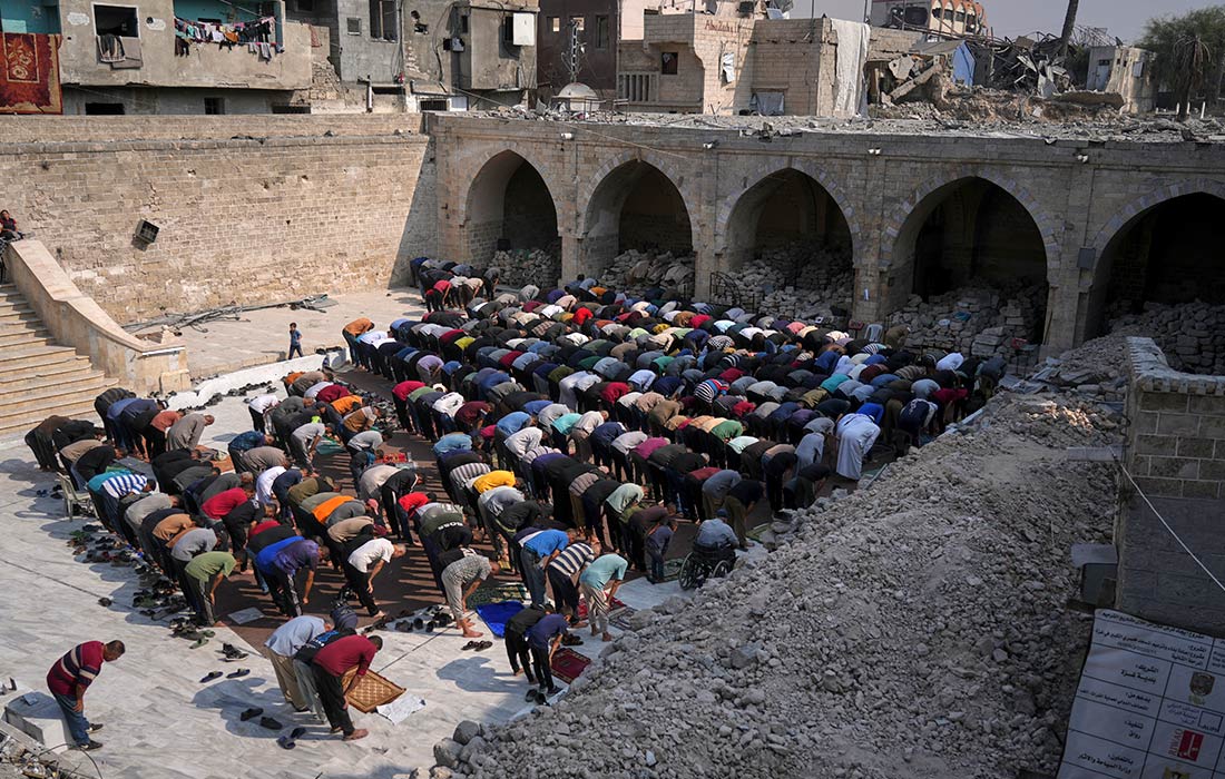 Пятничная молитва в секторе Газа