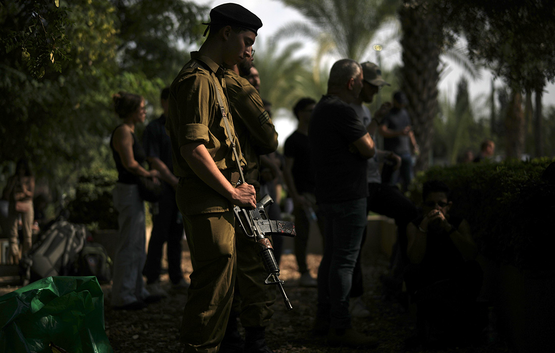 Похороны погибшего заложника ХАМАС Омера Нойтры в Тель-Авиве