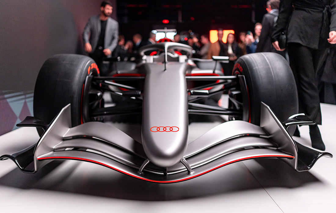 Концепт дизайна первого болида Audi для "Формулы-1" представлен в Мюнхене
