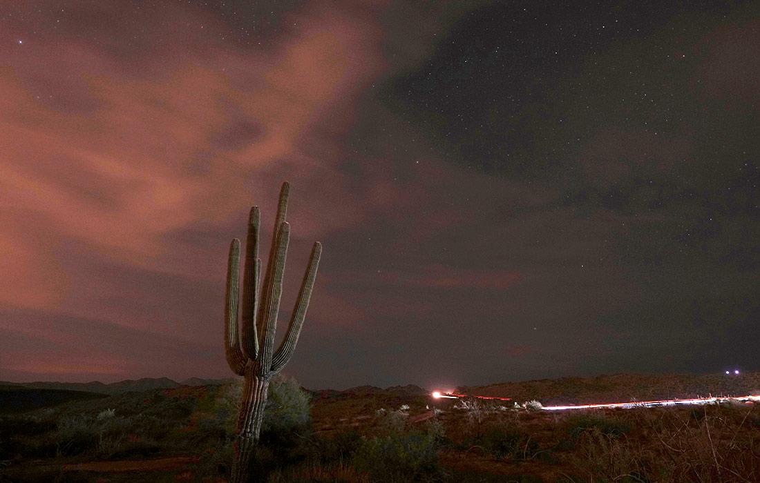 Северное сияние в США