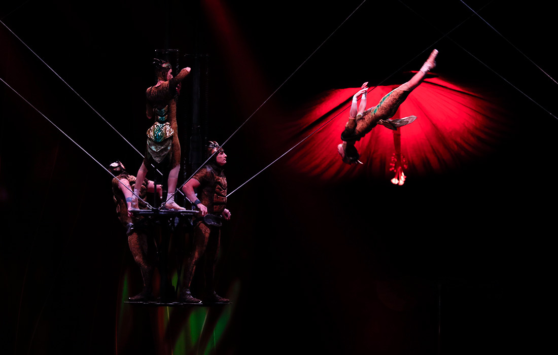 Цирковое шоу Cirque du Soleil в Мехико